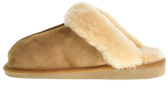 Shepherd Jessica Dames Pantoffels - Chestnut - Maat 40