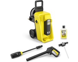 Kärcher K 4 Comfort Premium Hogedrukreiniger - 130 bar - 420 l/u - 30 m²/u - Slanghaspel - 4-in-1 Spuitlans - Geschikt voor oa. auto - fietsen - terras - motoren - schutting en tuinset