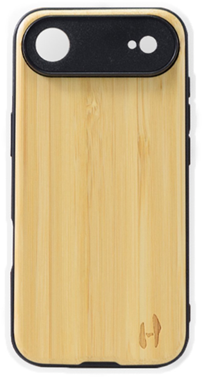 Houten TPU case, iPhone 17 air Bamboe