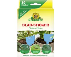 Neudorff Blauwe Lijmvallen 10x Insectenvallen tegen Trips, Vangplaten zonder Gif