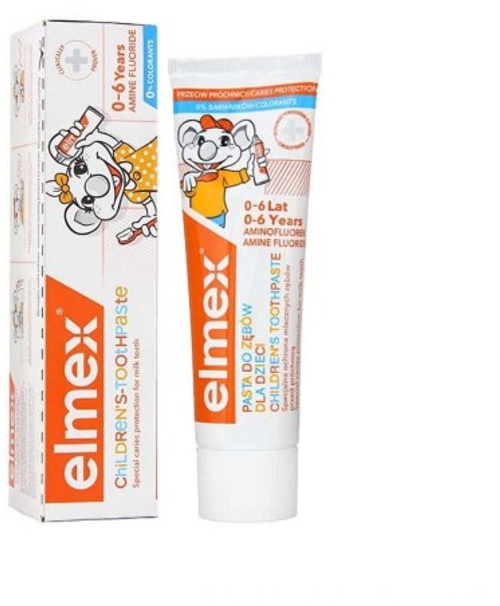 Elmex Kids - Kindertandpasta - 0-6 jaar - 1000 ppm Aminofluoride - Fruitsmaak - 50ml