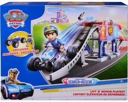 PAW Patrol - Search & Rescue - Lift 'N' Repair Speelset van 76 cm met Ryder-figuur en voertuig - Speelsets
