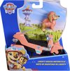 PAW Patrol Liberty reddingsmotor met roze motor en figuur. Met Chase en Liberty op de verpakking.