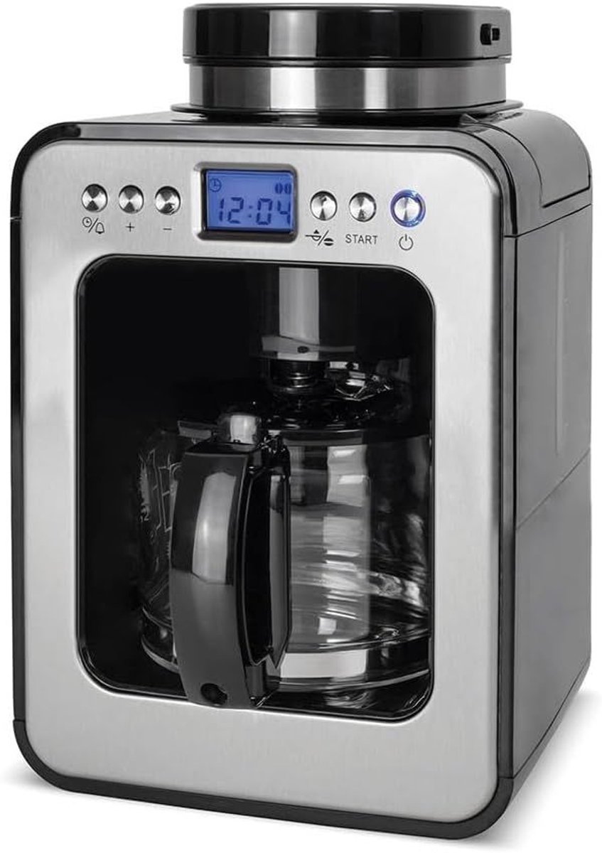SNJY® Koffiemachine met Bonen - Volautomatische Koffiemachine - Espressomachine - 600 W - Zwart — afbeelding 2