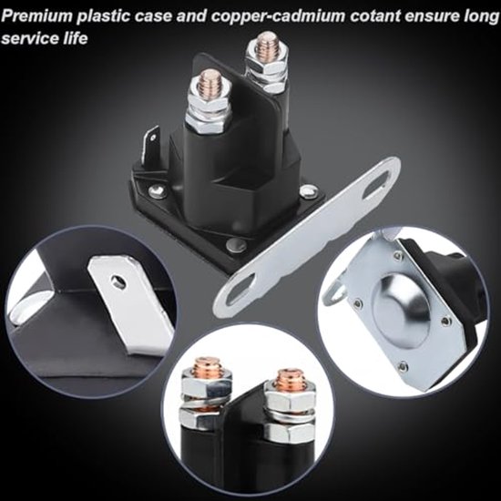 725-1426 Starter Solenoid voor MTD 925-1426 925-1426A 725-1426A 725-0771 925-0771 voor Snapper 18817 75671 voor Toro 112-0309 334009 B 435 0 65 Grasmaaier 12V 80Amp Starter Relais Solenoid — afbeelding 5