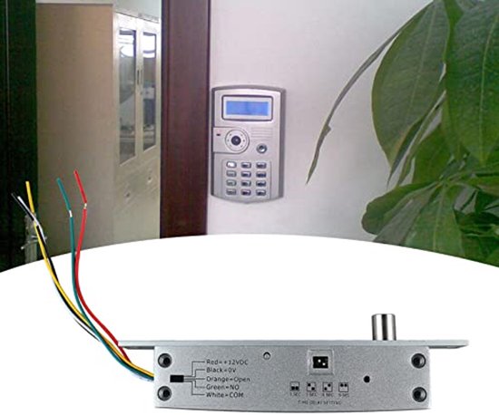 DC 12V Elektrisch Bolt Lock Met Tijdvertraging - Smal Deadbolt Deurslot