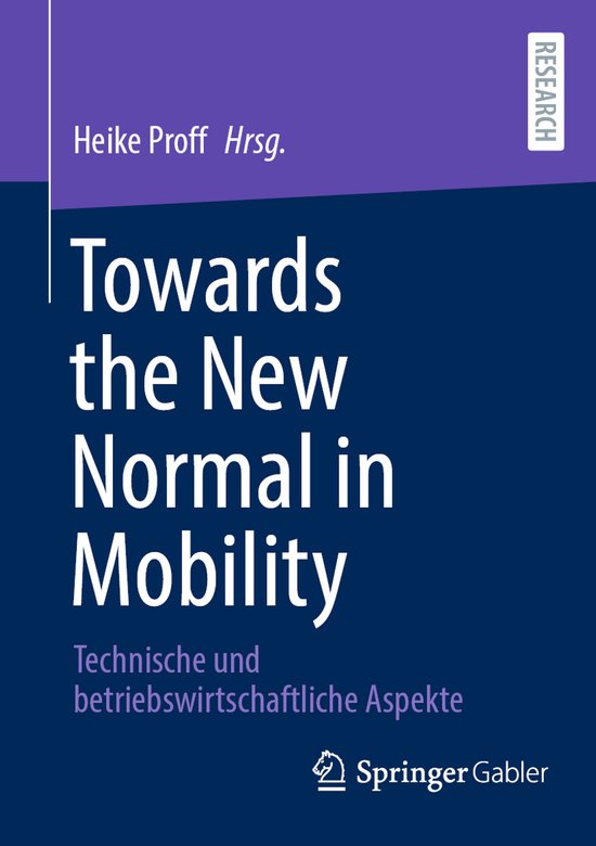 Towards the New Normal in Mobility - cover