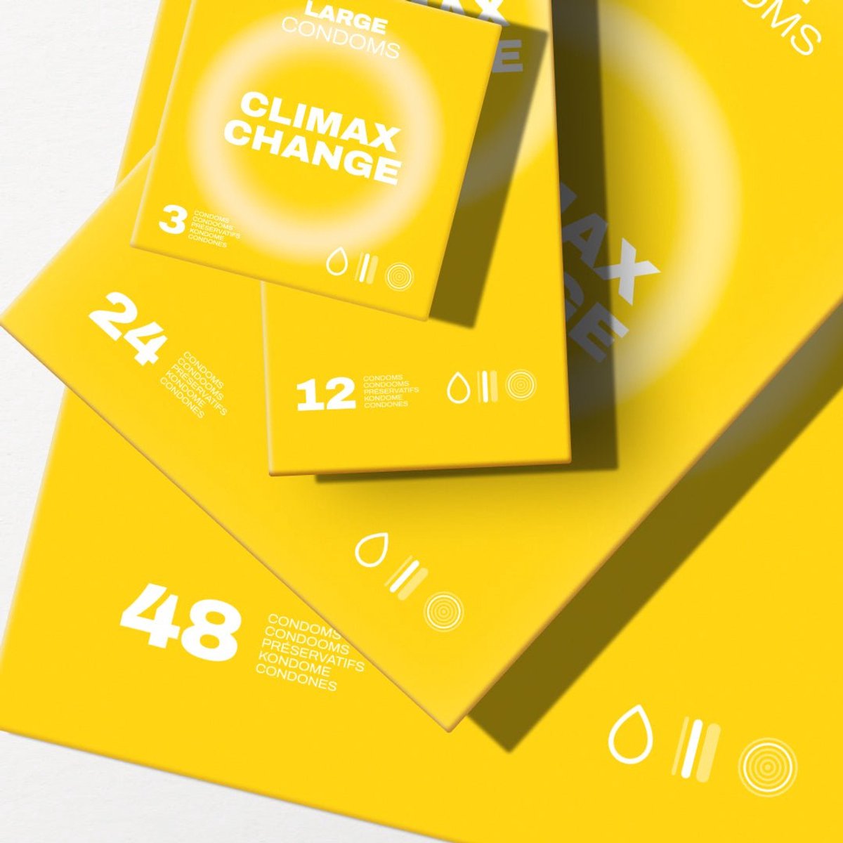 Large Condooms - 12 Stuks - Premium Kwaliteit - Smaak & Geurloos - Discrete Verzending - Climax Change