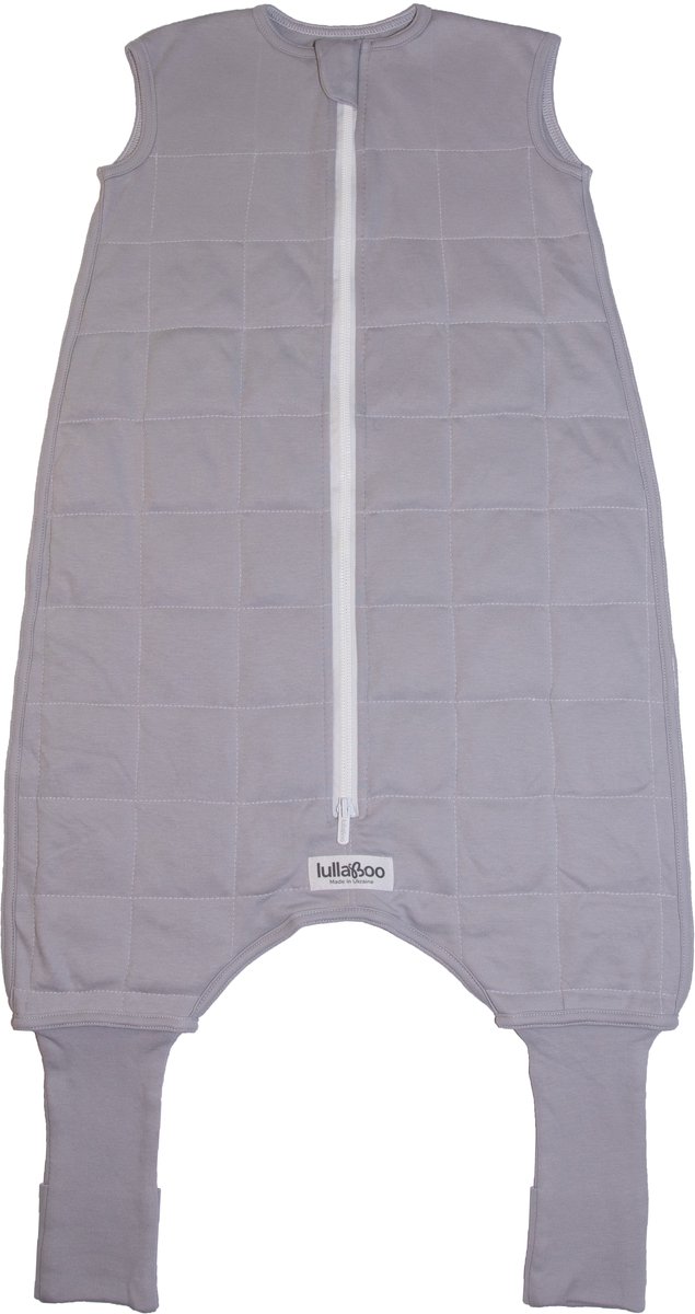 Baby Verzwaarde Slaapzak 6-18 mnd (maat MINI) - Met open pijpen - Grijs - TOG 2.5 (Baby Weighted Sleeping Bag Lullaboo Free step)