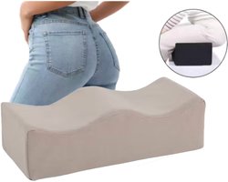 Ergonomisch Bil- & Beenkussen – Drukverlagend Zitkussen – BBL Recovery Kussen - After Surgery Herstelkussen - Orthopedisch Kussen voor Rug, Heup & Benen – Hip Pillow - Bobby Pillow - Comfortabel Memory Foam – Anti-slip & Wasbare Hoes