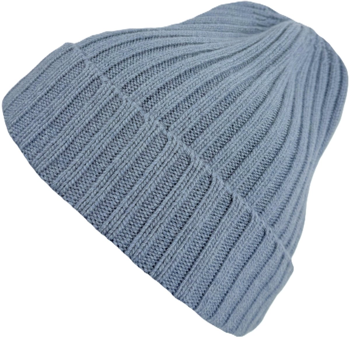 Winter Warme Muts van Extra Fine Merino wol en Kasjmier - Comfortabel en zacht - Made in Italy - Geribbeld - Gilica