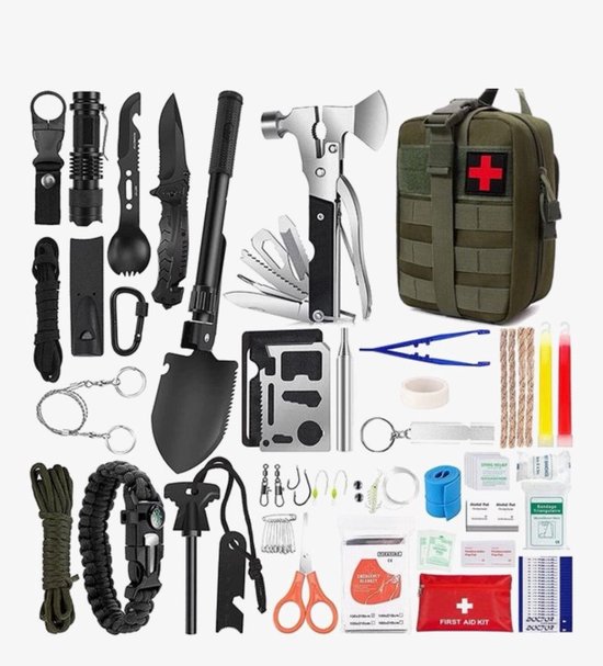Survival kit – noodpakket – EHBO – outdoor – camping