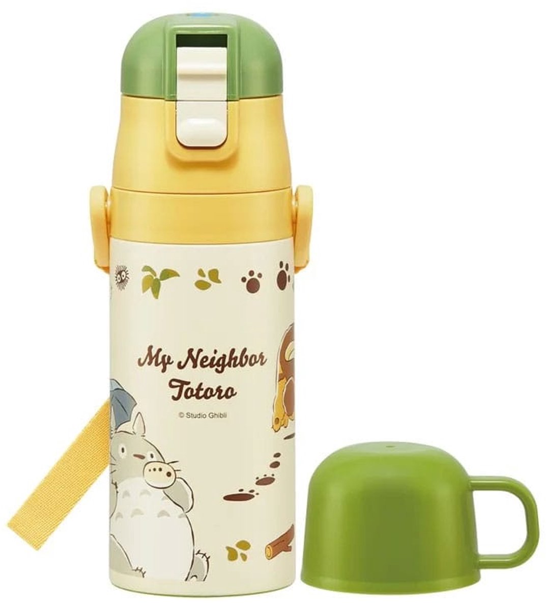 My Neighbor Totoro Water Bottle double opening Totoro & Catbus 420 ml