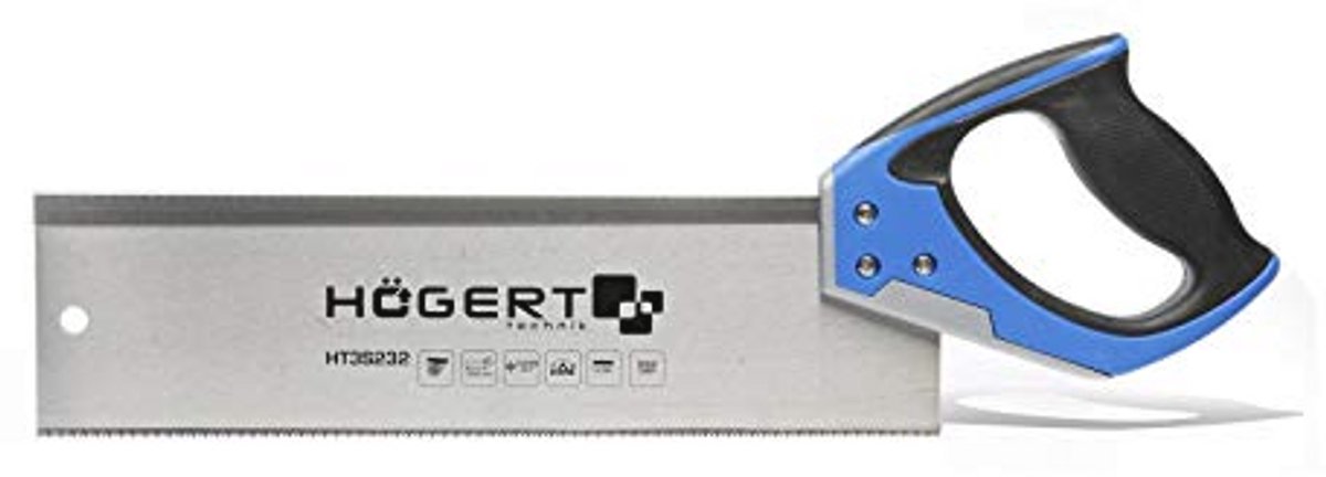 Verstekzaag 350mm - Universele Houtzaag met Antislip Handgreep