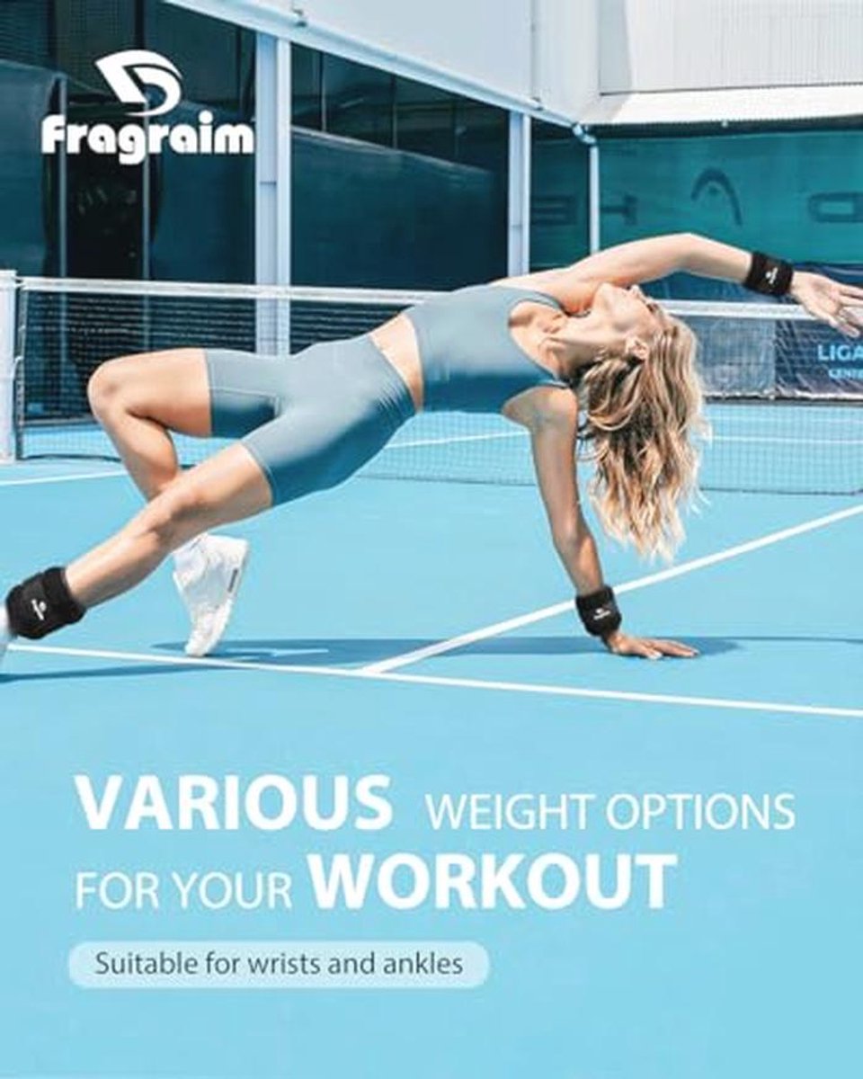 Enkelgewichten 1-10 lbs - Pols- en enkelgewichten voor Training en Fitness