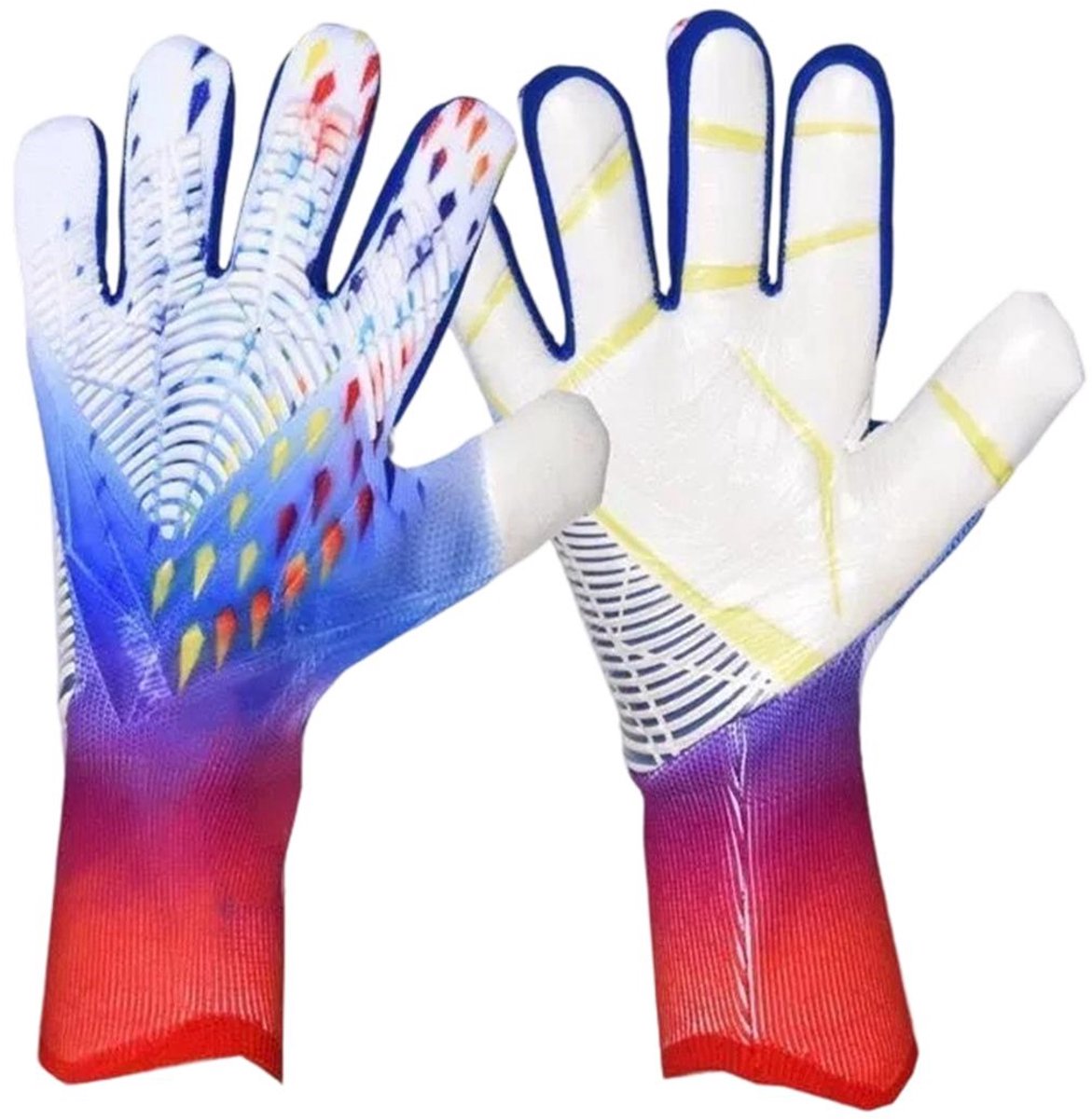 TuseRxln Keepershandschoenen - Goalkeeper Gloves - Hoge Gripvoorraad Antislip Latex Handpalm Met Elastische Stitchless Technologie - 1 Paar - Voetbal Accessoires Voor Volwassenen Maat 10