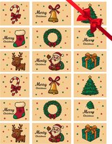 Lot De 10 Cartes Vierges Et Enveloppes, Cartes De Vœux De Noël En Forme