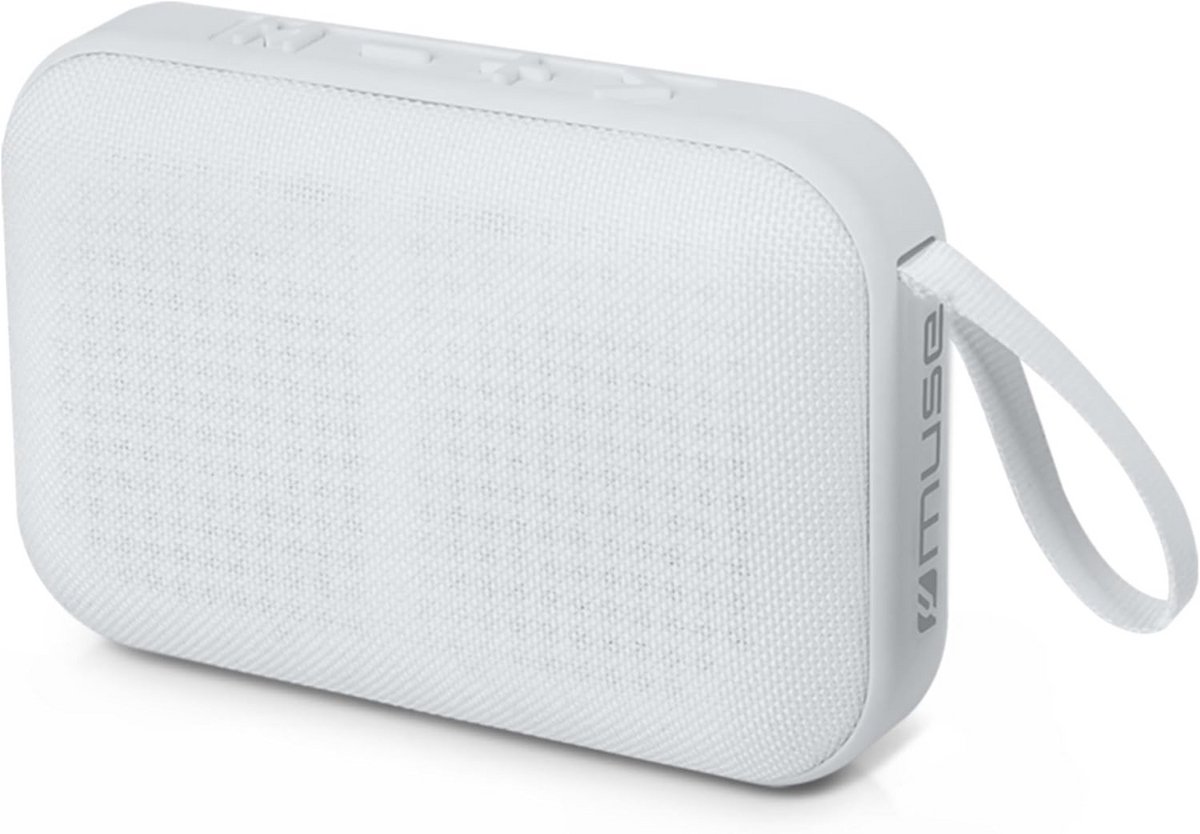 Draadloze Bluetooth Speaker - Draagbare USB & MicroSD Muziekspeler Wit