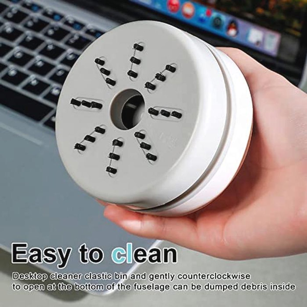 Draadloze Mini Tafelstofzuiger - USB Oplaadbaar, Draagbaar & - afbeelding 2