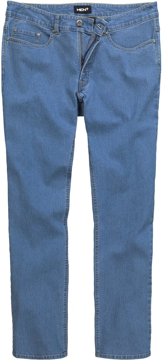 Men Plus - Heren - Jeans Buikfit denim Regular Fit 5-pocket gekleurde denim - Licht blauw denim - Maat 39