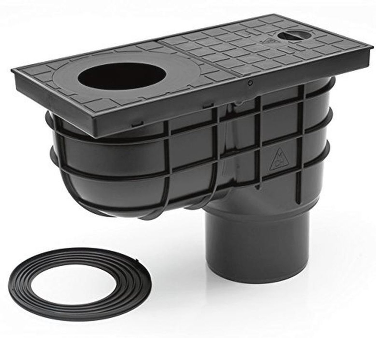 Regenafvoersysteem DN110 - Zwart