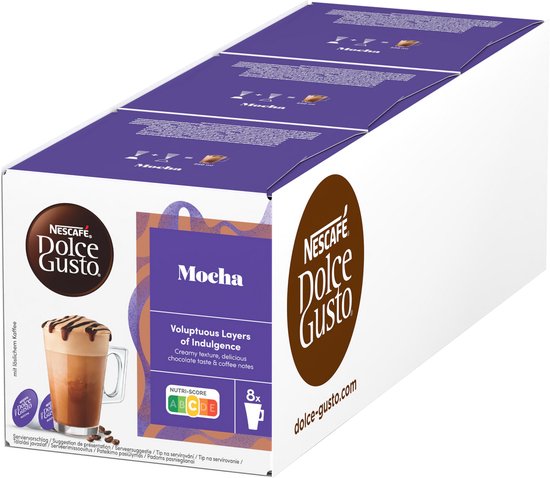 Nescafé Dolce Gusto capsules Mocha - 48 koffiecups voor 24 koppen koffie