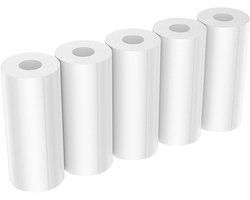 Instant Print Fotopapier Navulling voor Hoco Kinder Camera - 5 Rollen Thermisch Printpapier - Goed voor 250+ Foto's - Zonder Inkt
