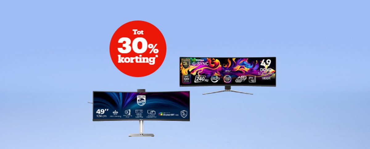 Tot 30% korting*