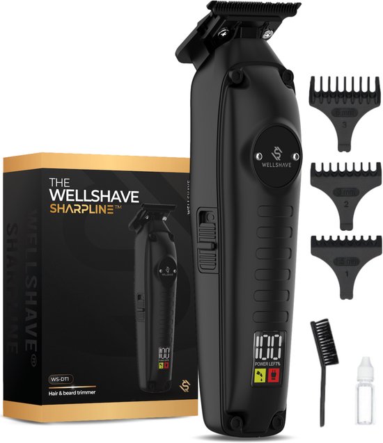 Wellshave Tondeuse Mannen Sharpline - Tondeuse voor Mannen - Baardtrimmer - Trimmer - Haartrimmer Mannen - Haar Tondeuse