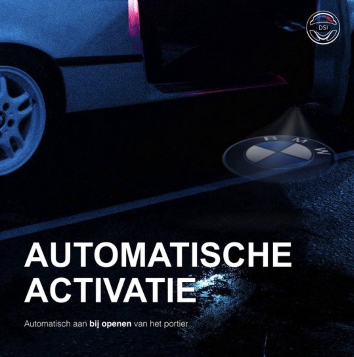Instapverlichting LED – Geschikt voor BMW – M Performance Dynamic Style Logo – Plug & Play – Set van 2 – Luxe Autodeur Projector – foto 4