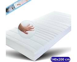 Maan matras ®- Matras 140x200 - Hr koudschuim - 20cm dik - Afneembare tijk wasbaar