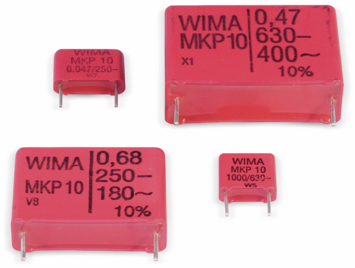 WIMA Foliecondensator, 0,33 UF, 630 V-, radiaal, RM 22,5, MKP1J033305I00KSSD