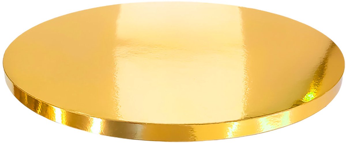 Brand4Cake LUXE – Cake Drum – Goud – Rond 30 cm – 1,2 cm Dikte – Extra Stevig