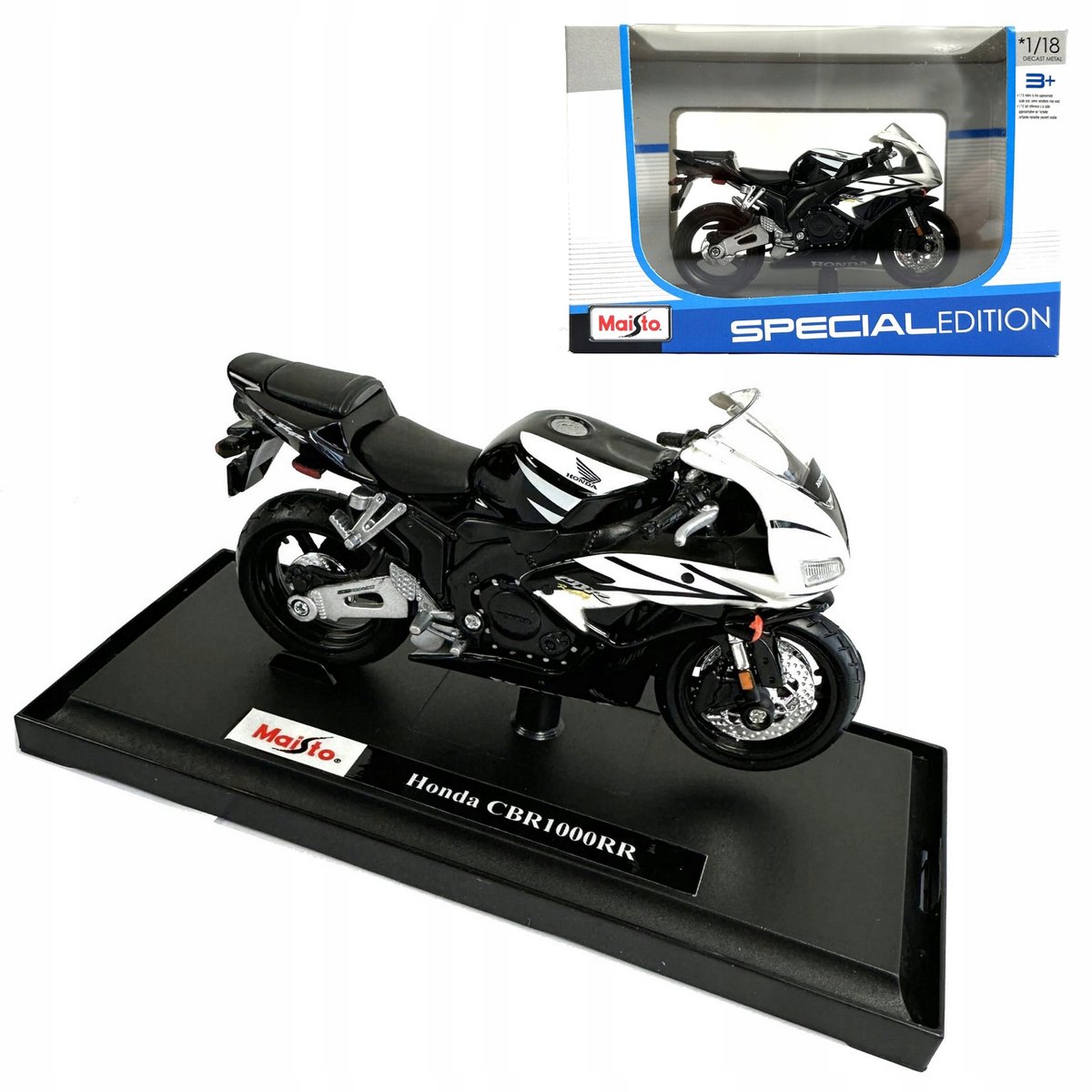 Het 10000R CBR Honda 1000R model motormodel 1:18 Maisto