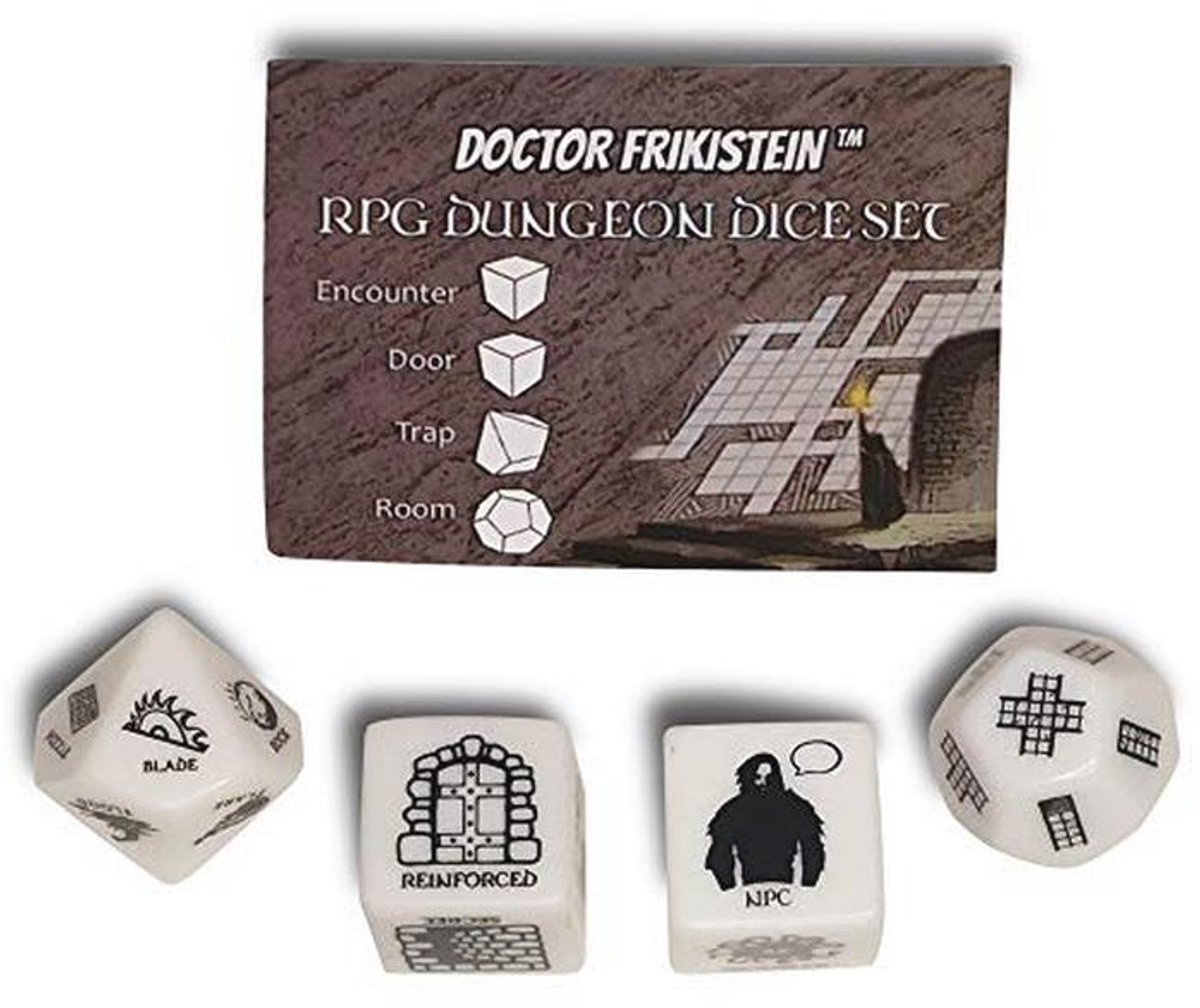 RPG Dobbelstenen Set van 4 voor D&D en Fantasy Rollenspellen