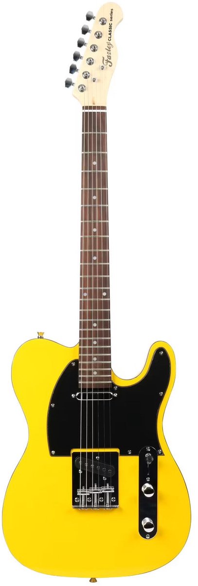 Fazley Classic Series FTL218 Yellow elektrische gitaar