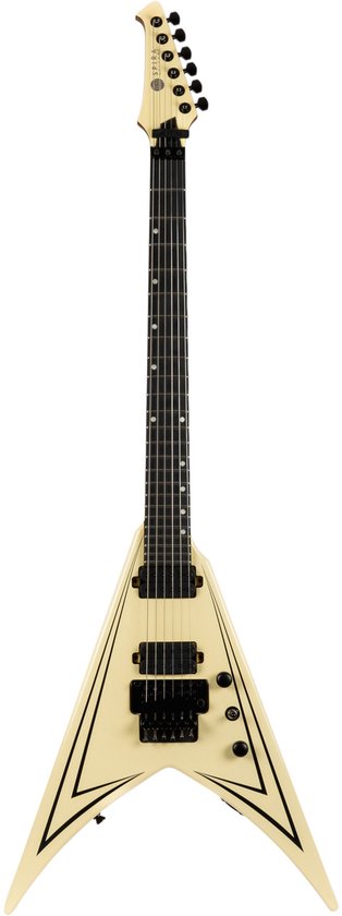 Spira Guitars V-420 AWH Alpine White elektrische gitaar