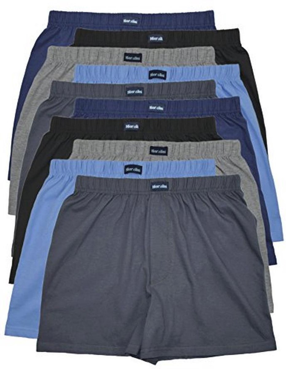 Heren Boxer Shorts Set van 100% Katoen met en zonder Opening - Maat 4-10