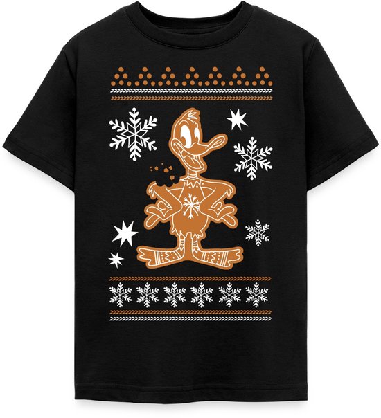 T-shirt de Noël Looney Tunes Daffy Duck Cookie pour ado