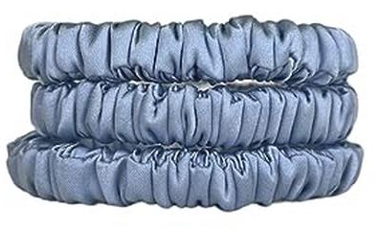 Zijde Scrunchies voor Haar - Luxe Haaraccessoires (3 Stuks)
