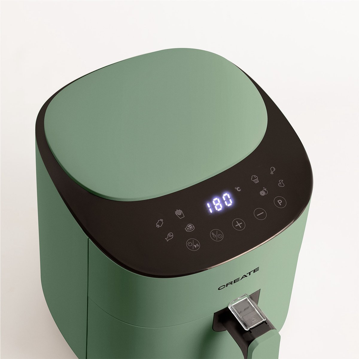 CREATE- Air Fryer Pro Compact 3,5L met Dubbele Lade - afbeelding 2