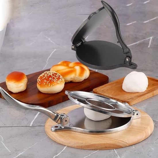 Aluminum Roti Maker - Manual Tacopers Machine - Chapati Maker - Press ...