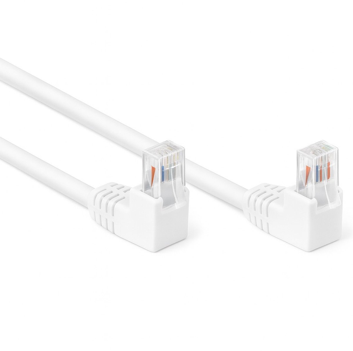 CAT5E Netwerkkabel - RJ45 - wit - 0.5 m