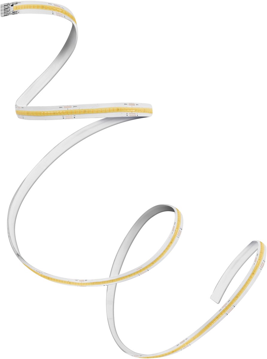 Osram SMART WIFI COB Strips decoratieve COB-strips met wit, regelbaar licht en homogeen lichteffect, dimbaar, TW, geel, siliconen, 3 m, lamp niet vervangbaar