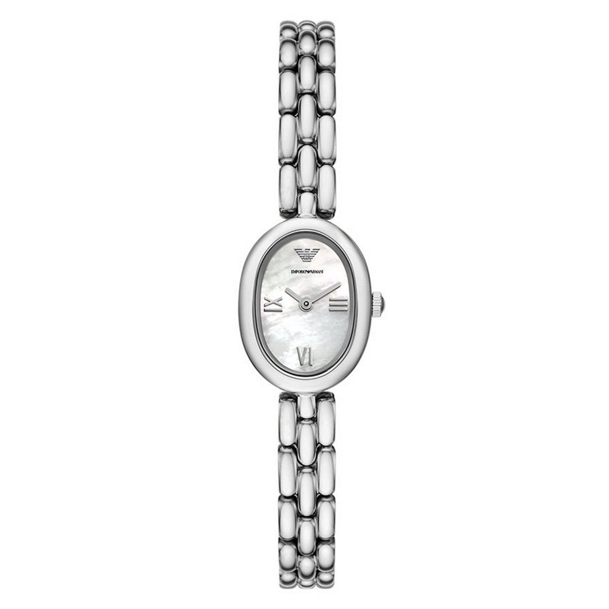 Emporio Armani Dames Horloge 24 mm - Zilverkleurig