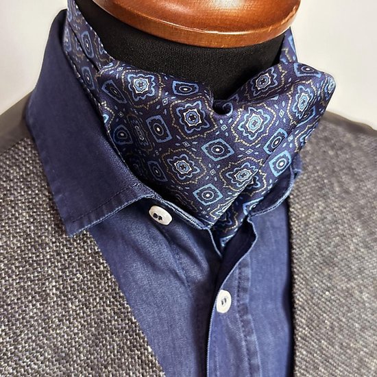We Love Ties - Sautoirs - Choker Priverno - bleu / gris