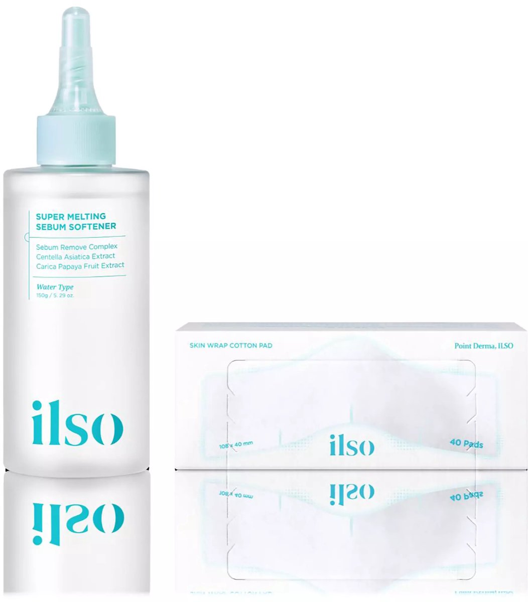 Ilso - Super Melting Sebum Softener - Skin Wrap Cotton Pad - 150g
