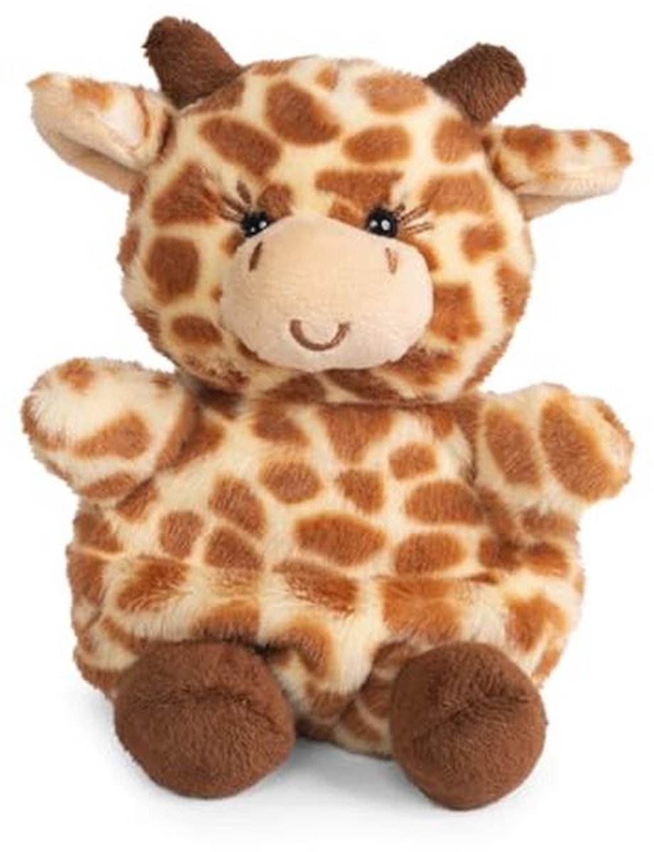 Little Living Nature Snugglies Giraffe pluche dier, collectie safaridieren voor kinderen, zacht en knuffelig speelgoed