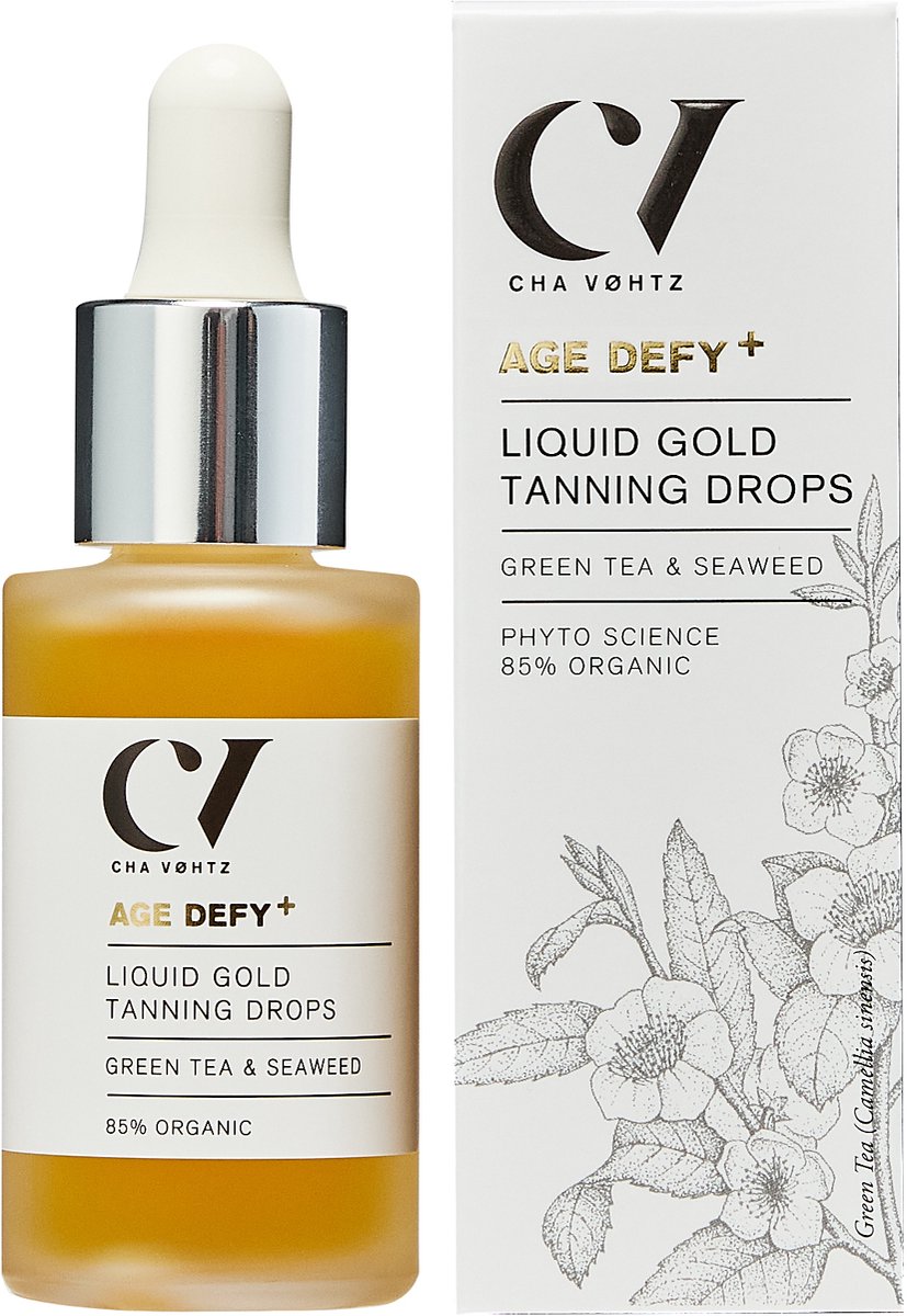 Green People Age Defy+ zelfbruinende druppels - Ongeparfumeerd - Alle huidtypes - Gezicht & lichaam
