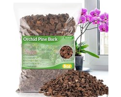 8 oz Orchidee Schors Potmix - Natuurlijke Houtchips voor Gewaardeerde Tuin en Kamerplanten